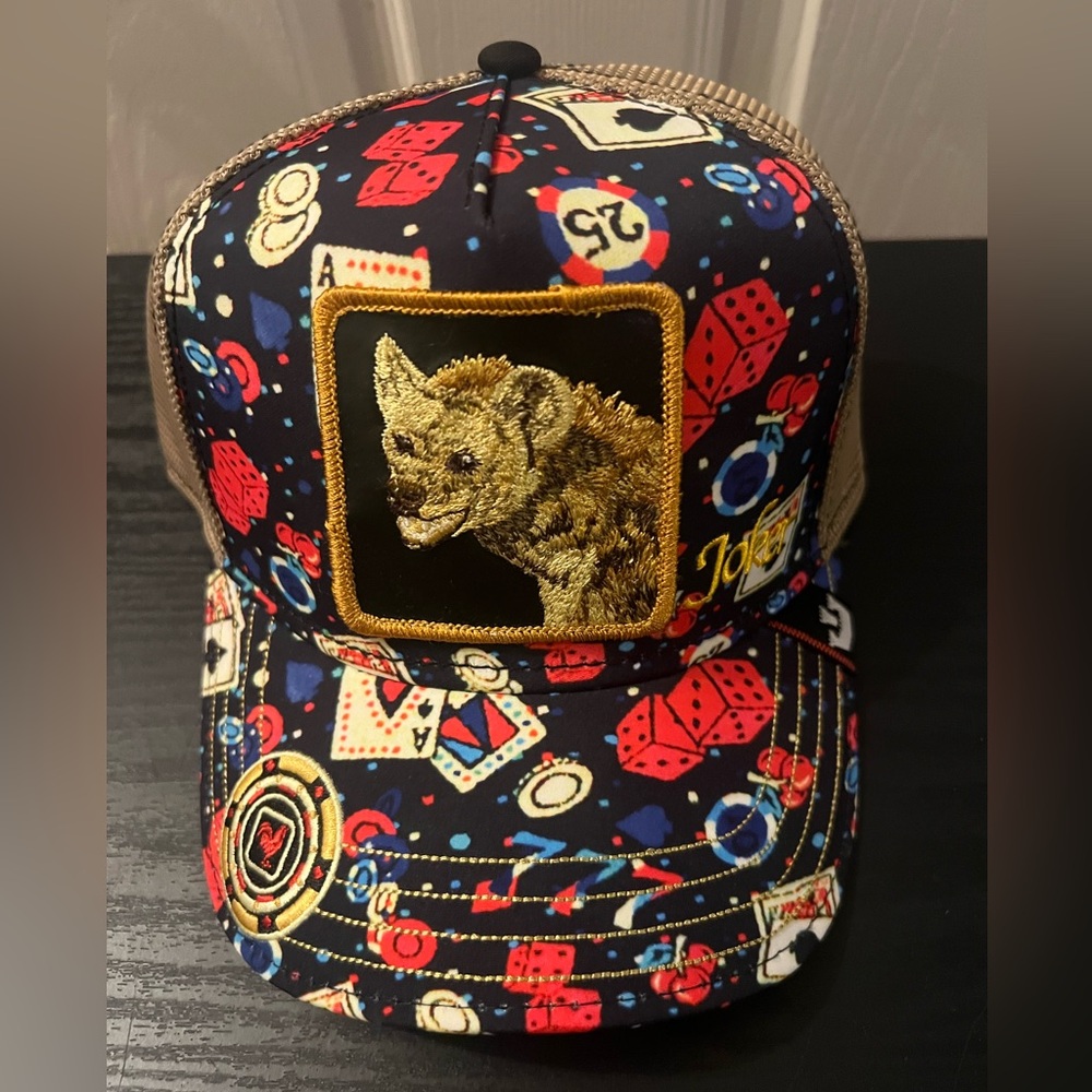 Goorin Bros The Farm Animal Trucker JOKER HYENA EXCLUSIVE RARE Casino Capsule